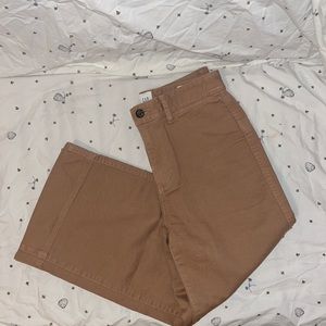 Gap high rise wide leg crop